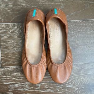 Chestnut Brown Tieks Size 9